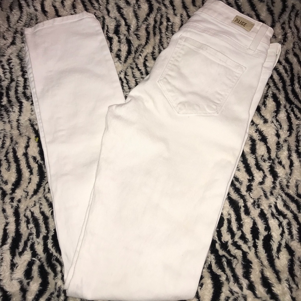PAIGE White Denim Jeans